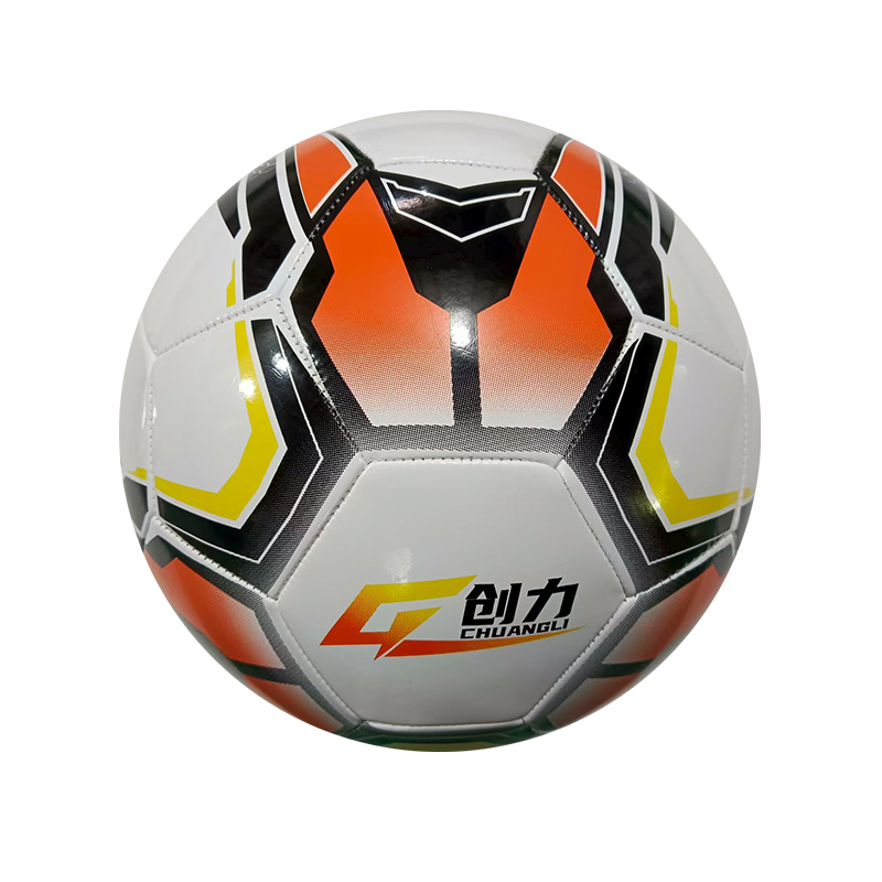 Captivating at first sight! The PU4.0 shiny leather football is a striking sight on the pitch