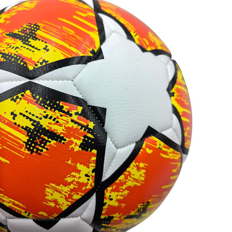How does the depth of the lychee pattern on a football affect shooting accuracy?